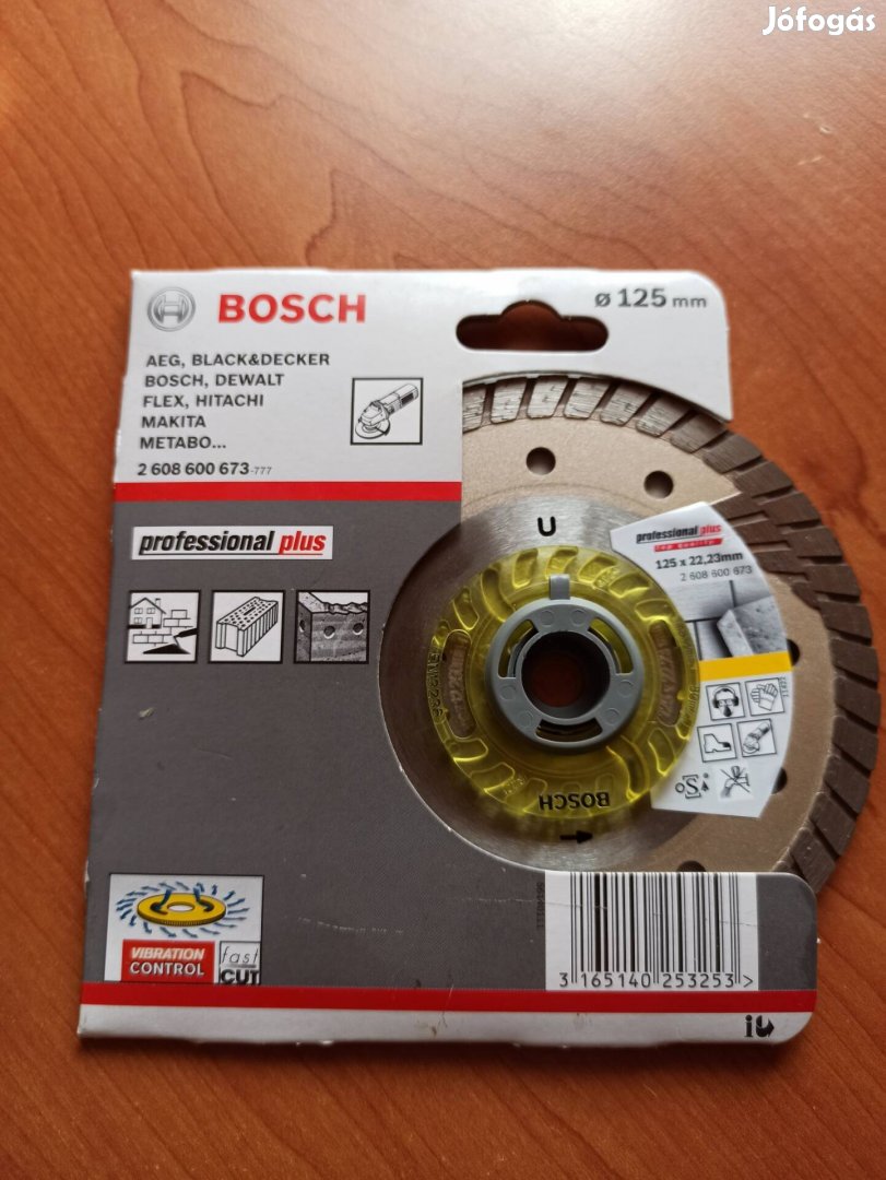 Bosch gyémánt vágókorong 125mm