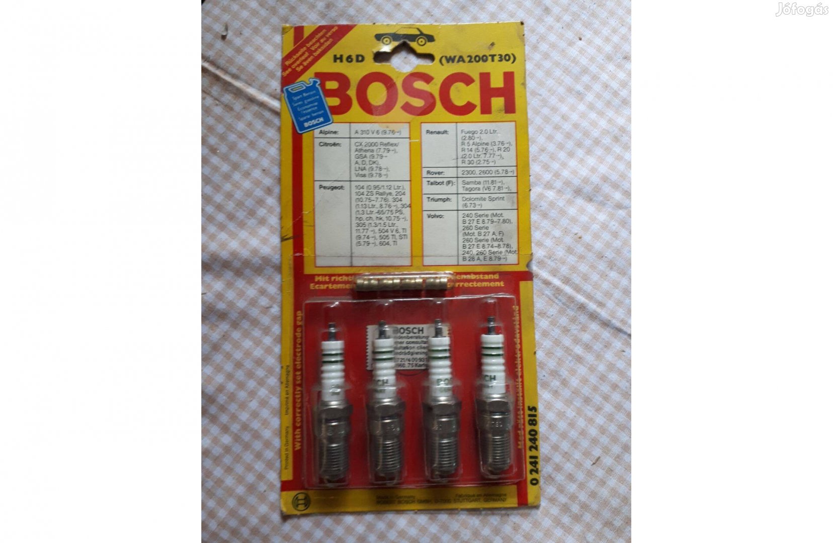 Bosch gyújtógyertya új !