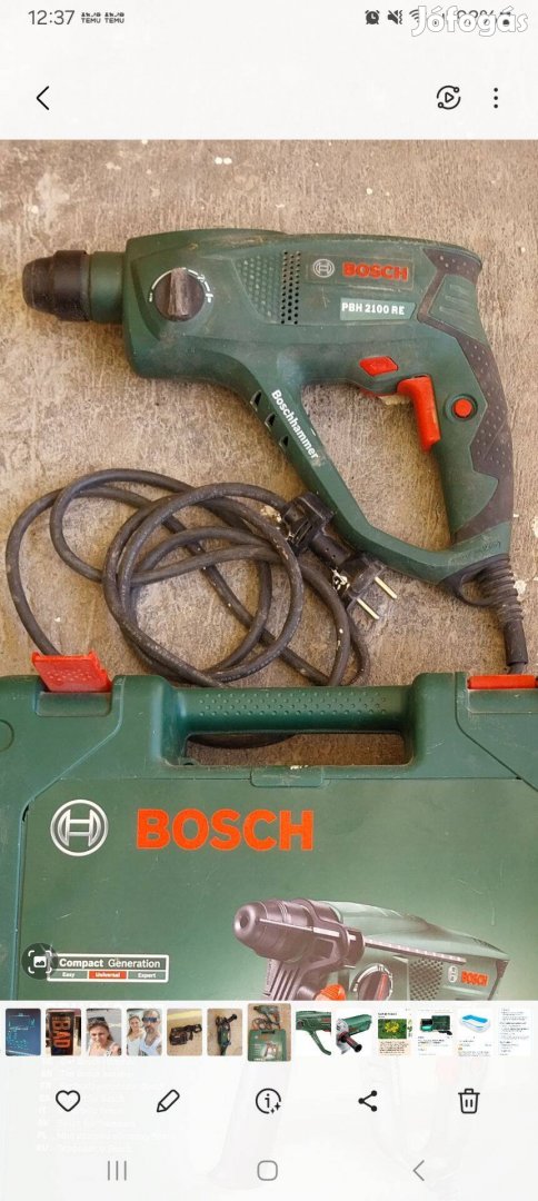 Bosch hammer ütvefuro