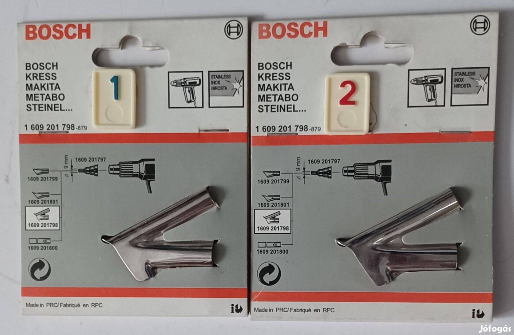 Bosch hegesztősaru 1 609 201 798 ( 2db egyben) Fuvóka hőlégfúvóhoz