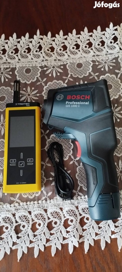 Bosch hődetektor GIS 1000 C es Trotec T210