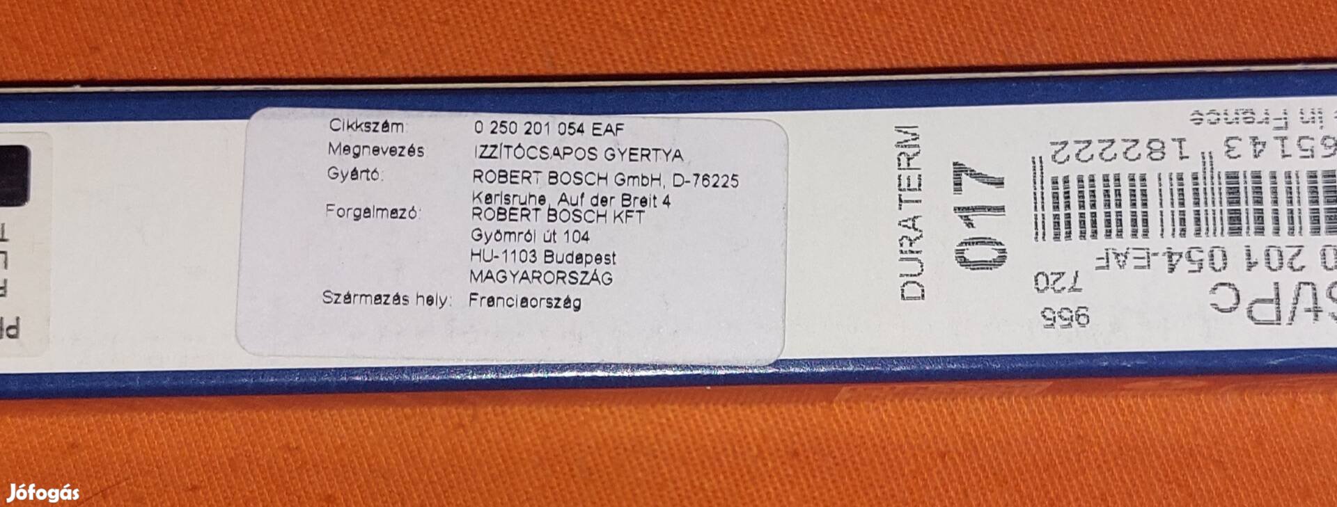 Bosch izzítógyertya 4db Mercedes-Benz