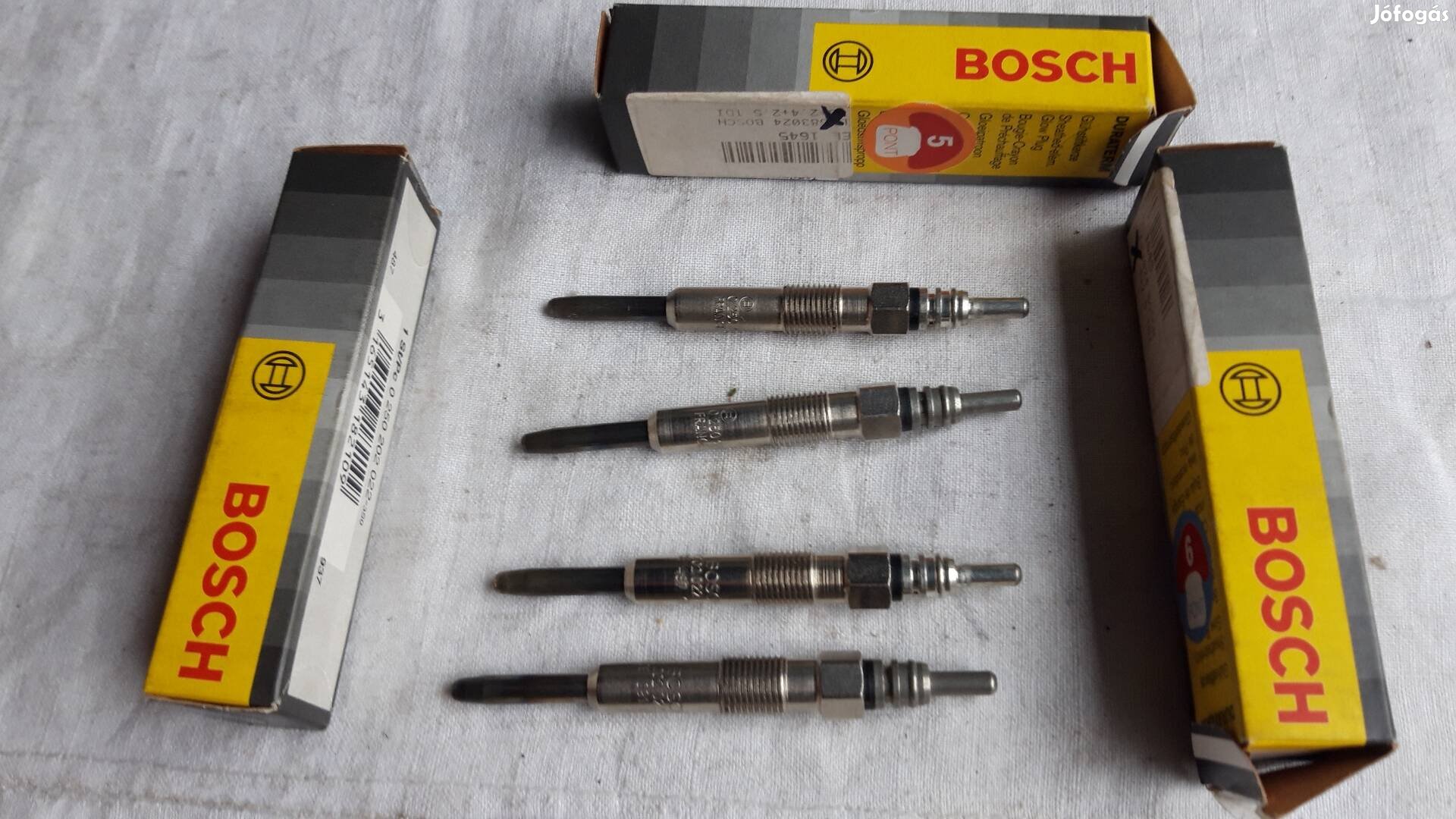 Bosch izzitógyertya Audi,Opel,Seat,Skoda,VW hez új