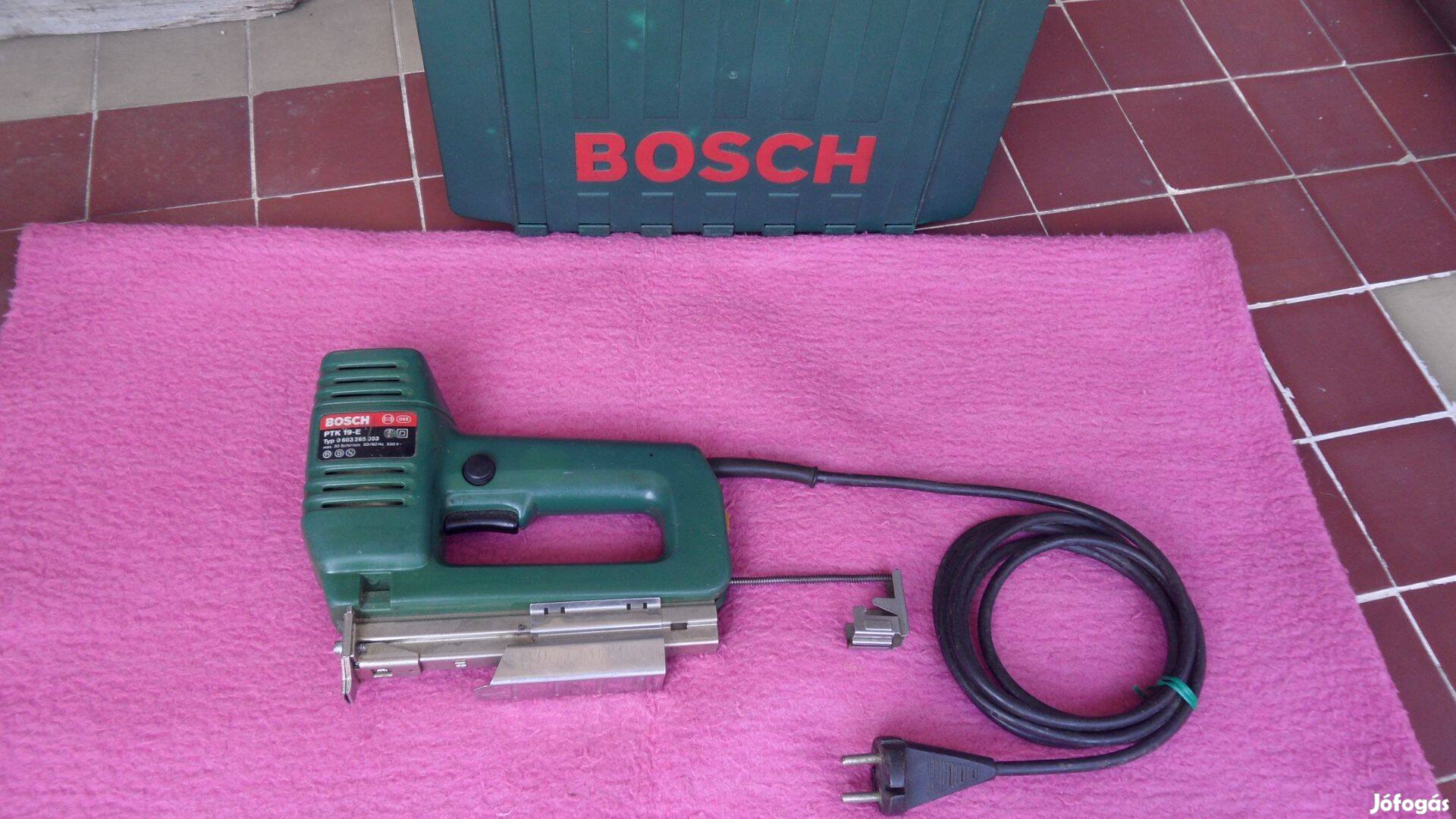 Bosch kézi tűzőgép & szögbelövő PTK 19 E kapcsozó gép 230 V