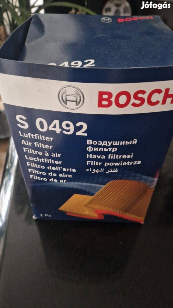 Bosch légszűrő S 0492 levegőszűrő