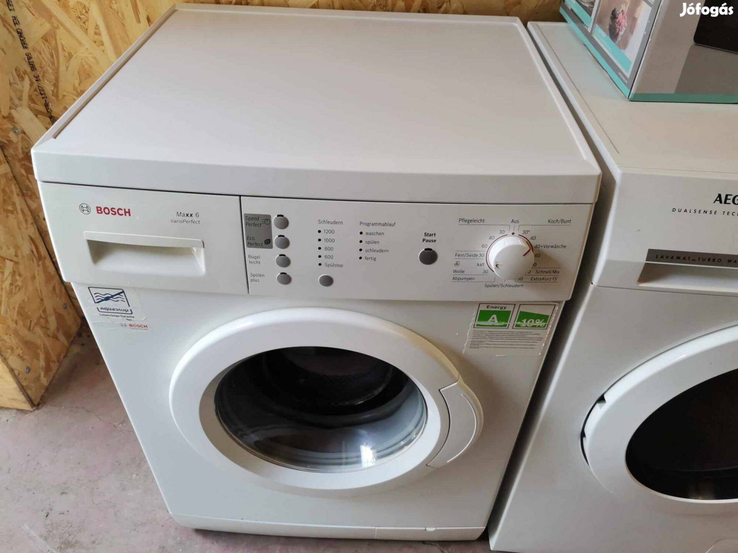 Bosch maxx elöltöltős 6 kg mosógép 1200 centrifuga garancia