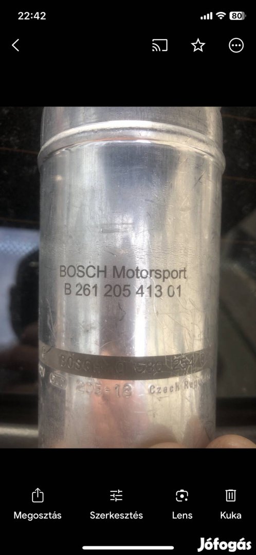 Bosch motorsport AC pumpa 8 bar