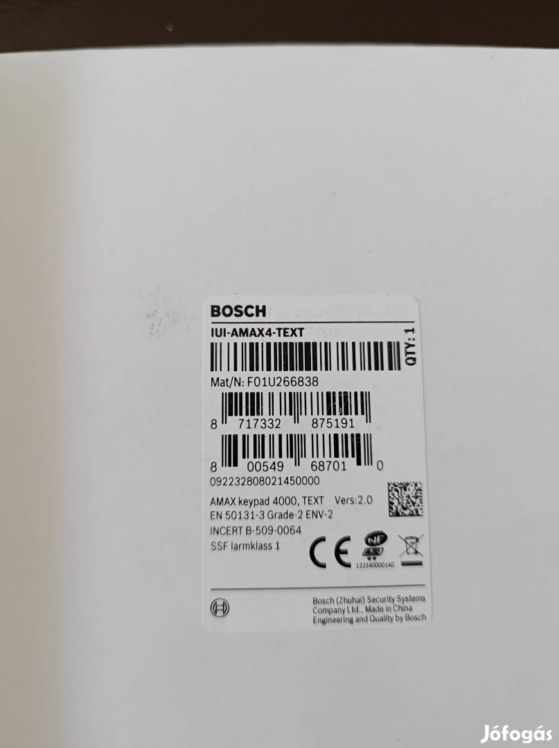 Bosch riasztó szett!