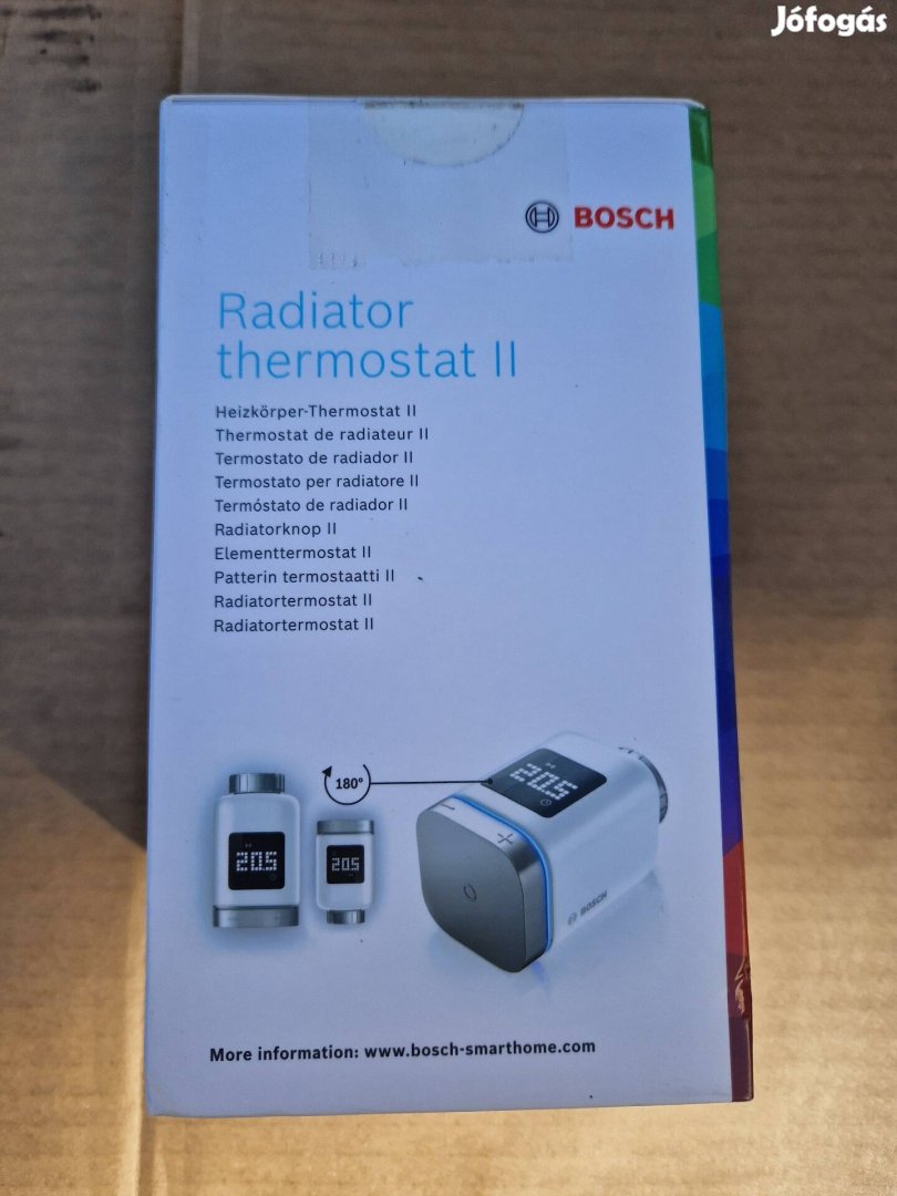 Bosch smart Home intelligens radiátor okos termosztát II Új!