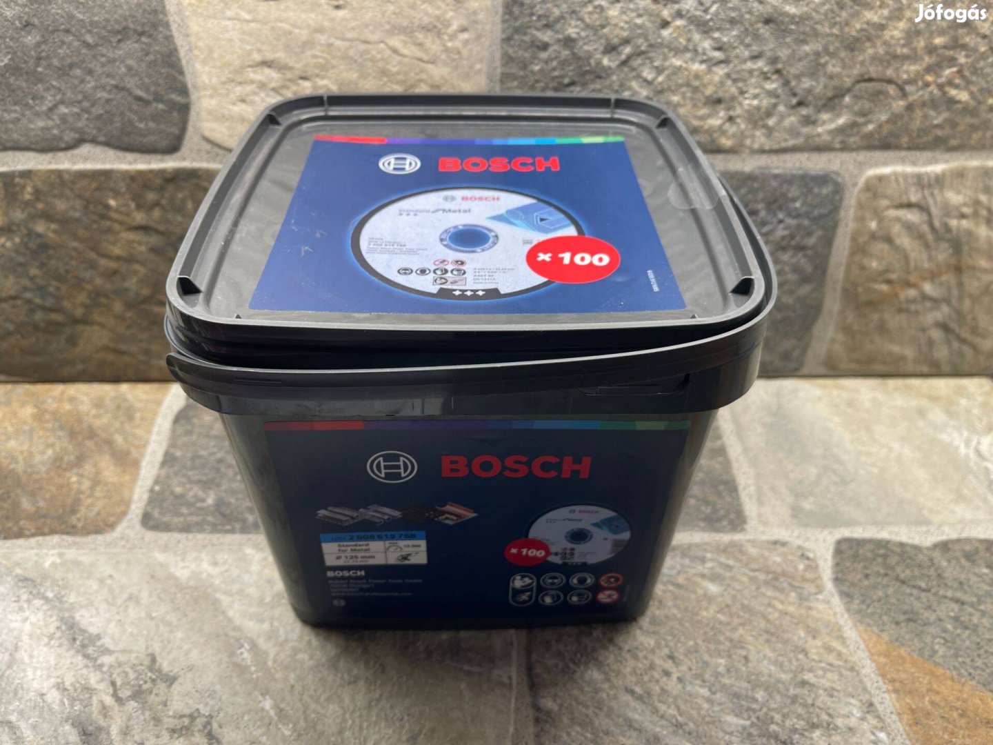 Bosch vágókorong fémre 125x1mm - 100db/cs