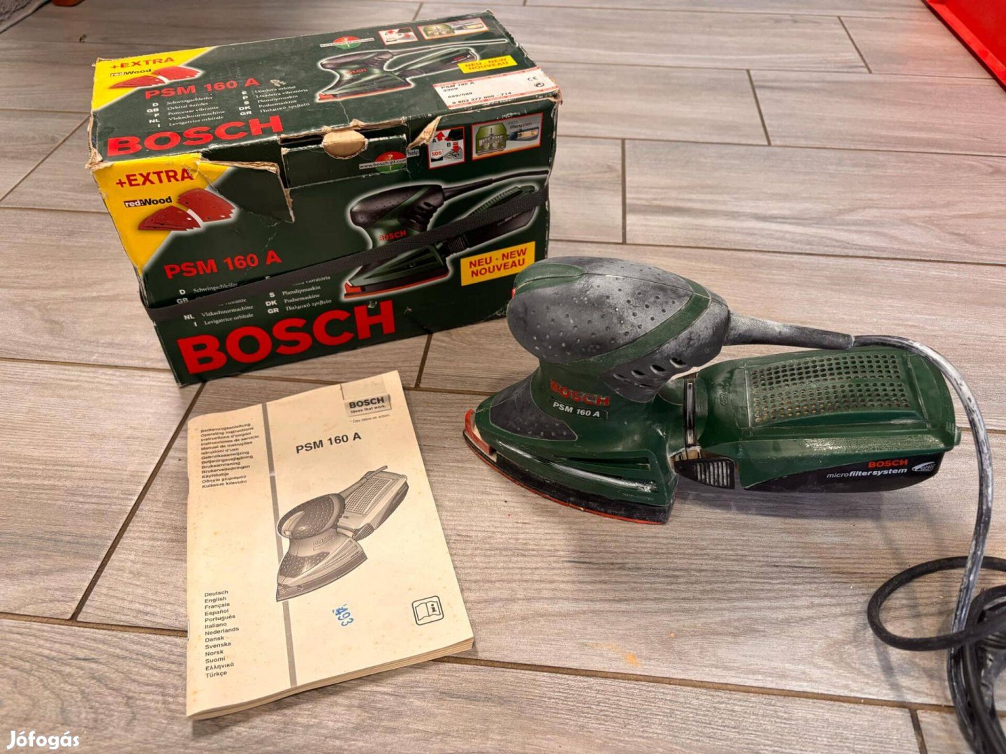 Bosch vibrációs csiszológép csiszoló