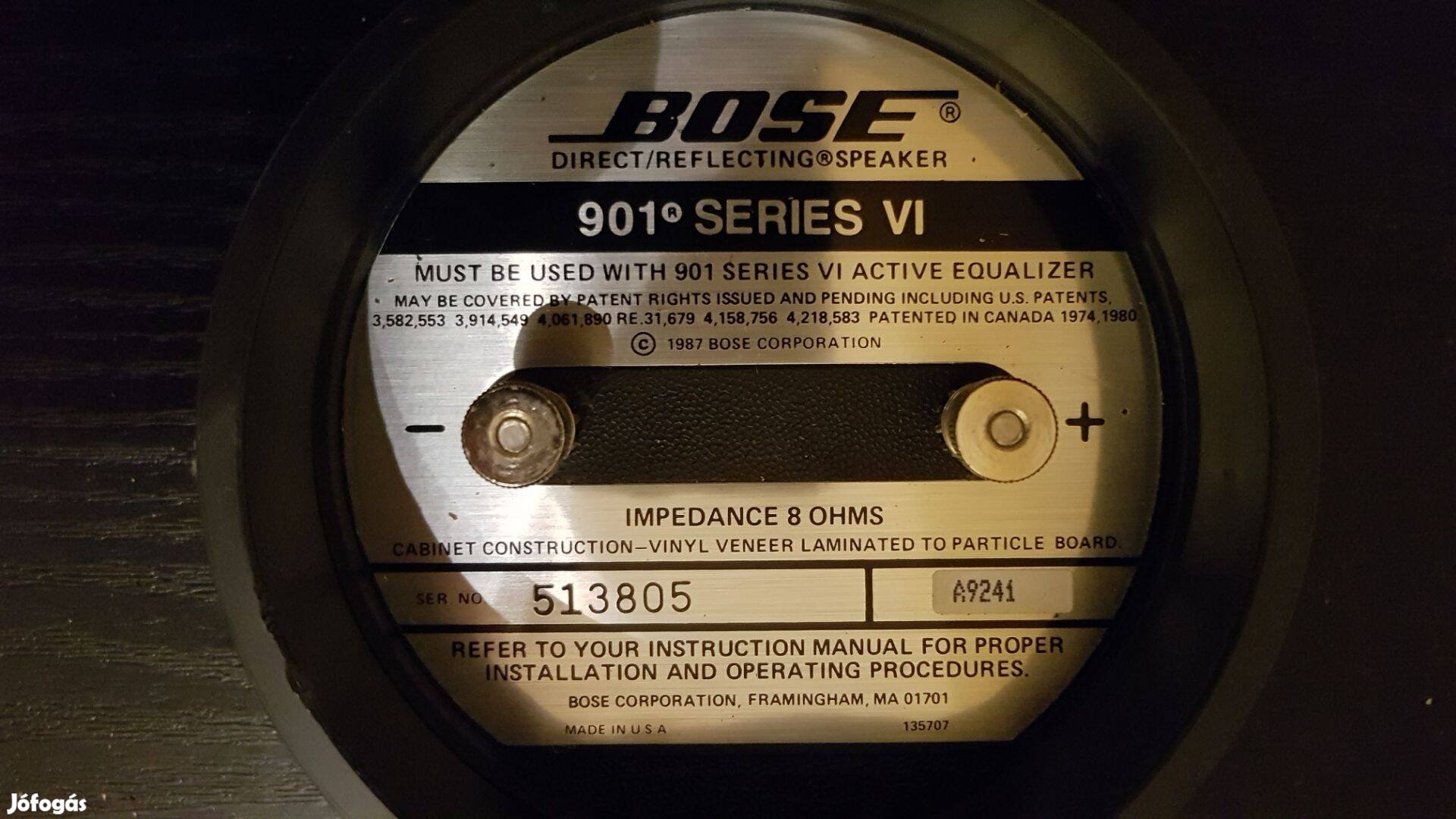 Bose 901 Series VI eladó
