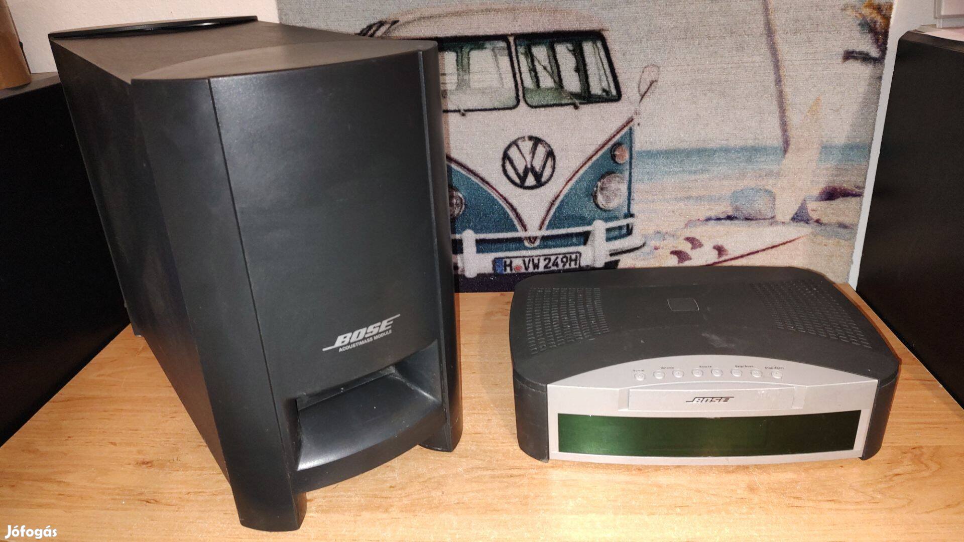 Bose AV3-2-1GS előerősítő + Bose PS3-2-1 mélynyomó teszteletlenek