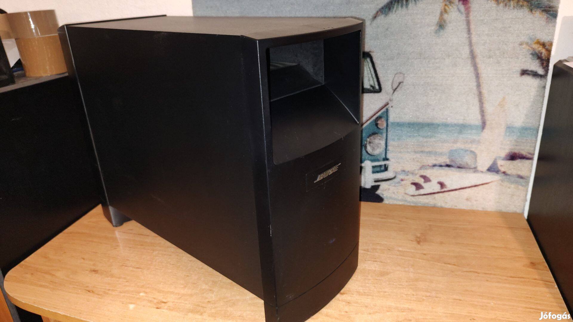 Bose Acoustimass 6 III aktív mélynyomó,kábel hiánya miatt nem tesztelt
