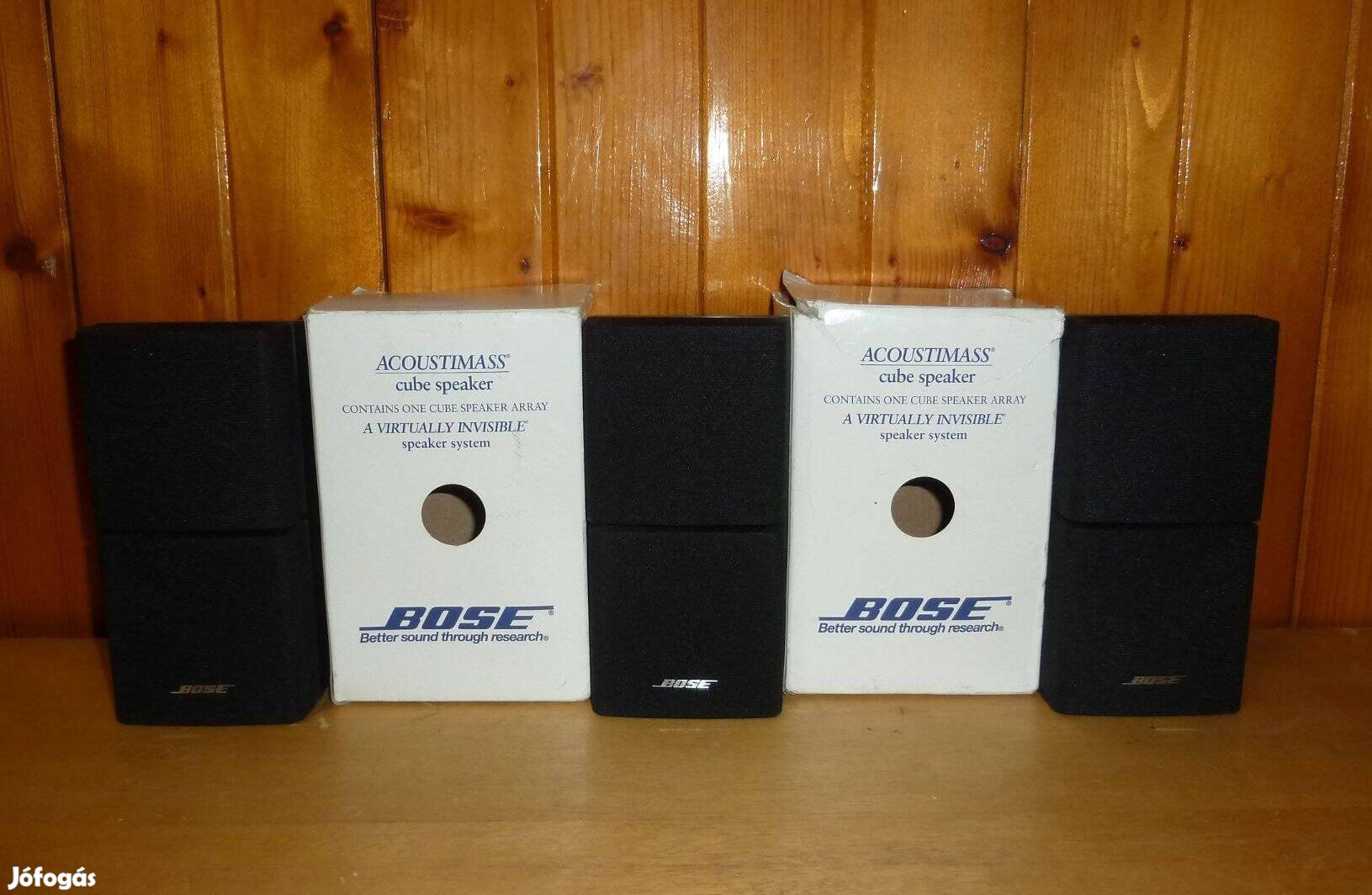 Bose Double Cube dupla kocka hangszóró 3 db újszerű dobozos szatelit