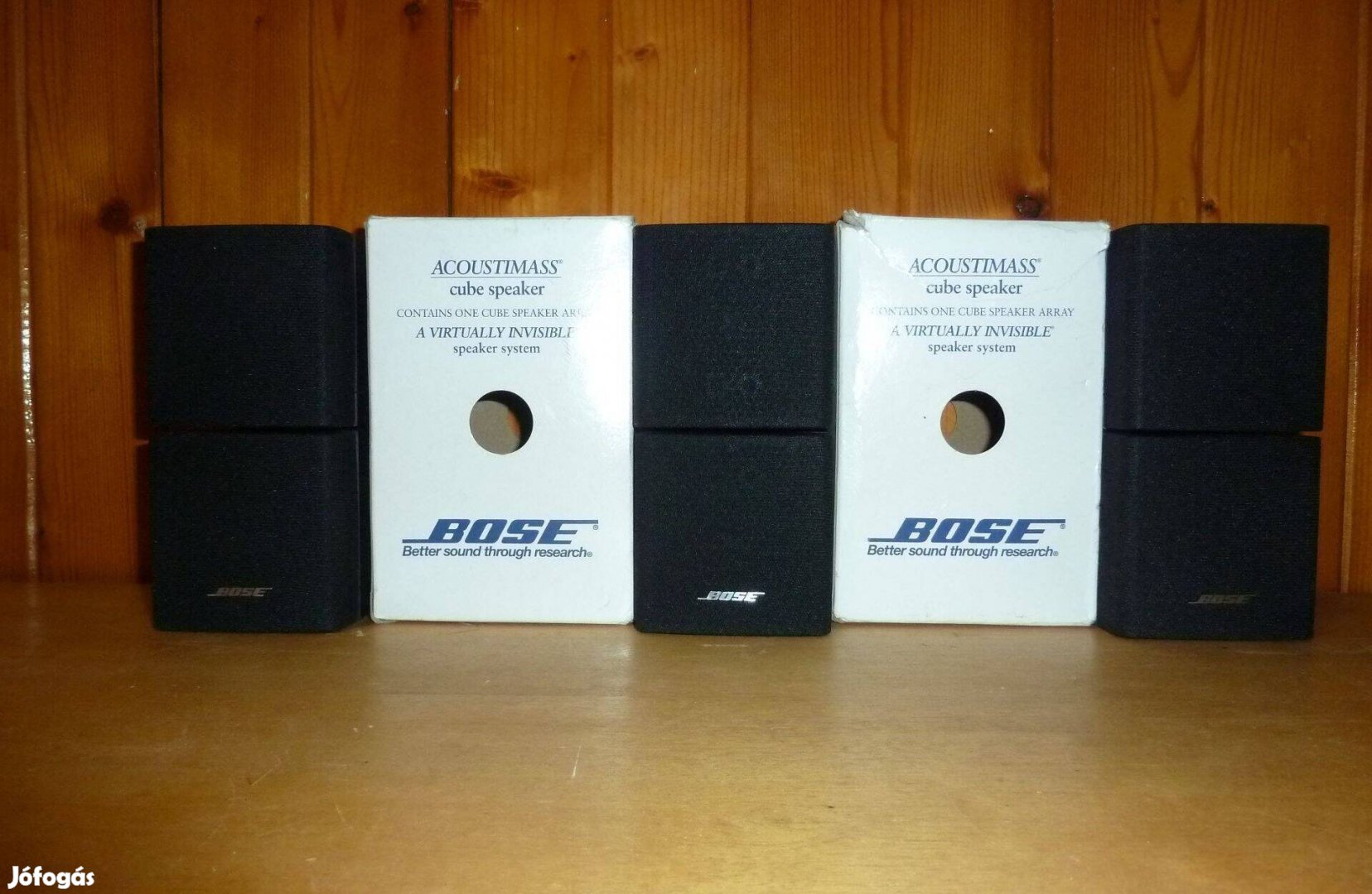 Bose Double Cube dupla kocka hangszóró 3 db újszerű dobozos szatelit