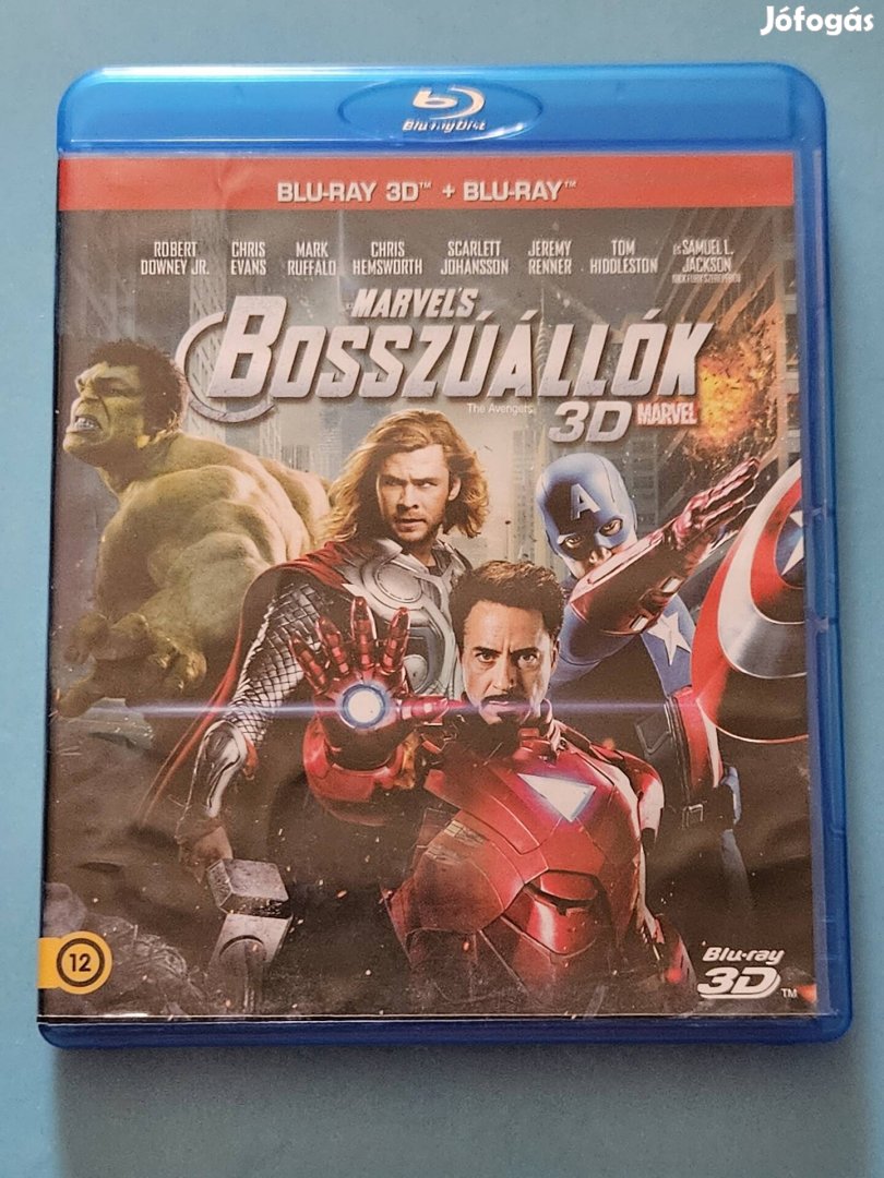 Bosszúállók 3d és 2d blu-ray