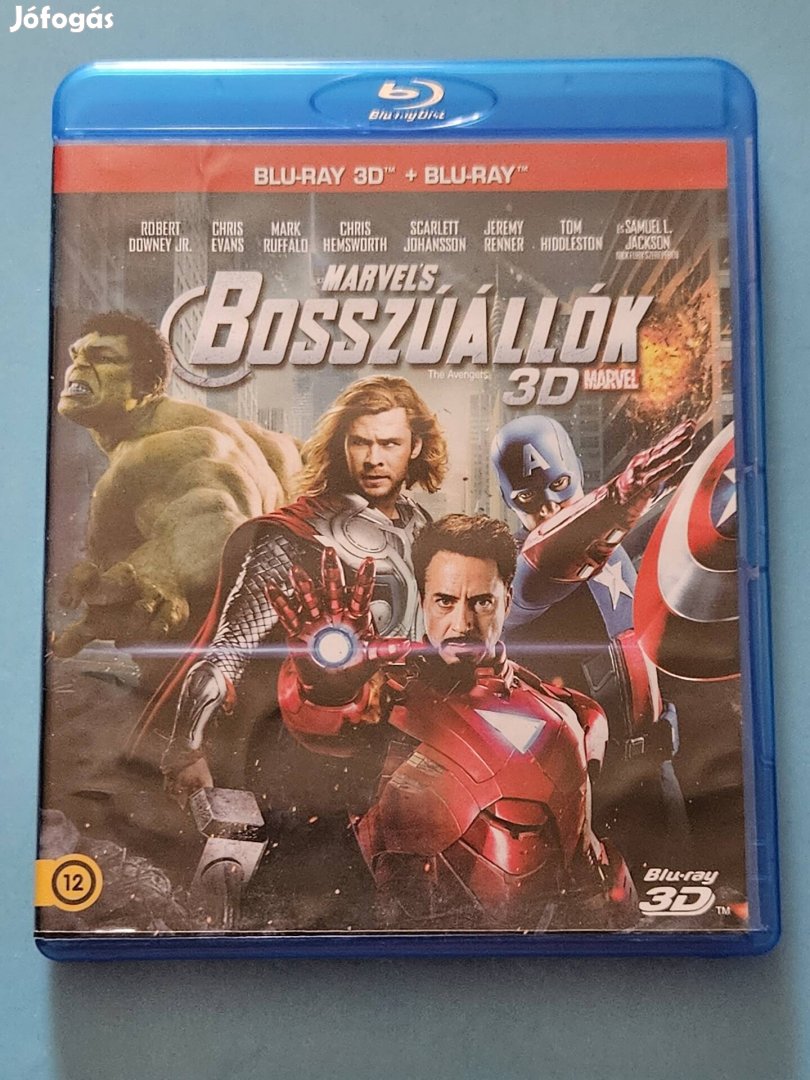 Bosszúállók 3d és 2d blu-ray