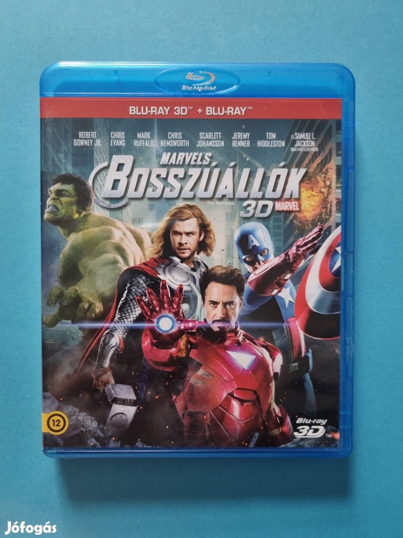 Bosszúállók 3d és 2d blu-ray