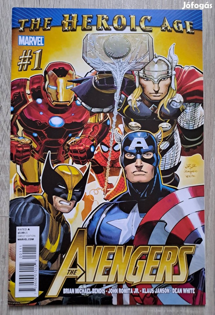 Bosszúállók Avengers 1. Marvel képregény 