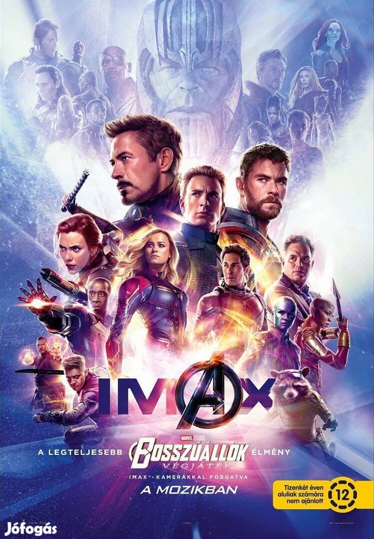 Bosszúállók Végjáték Avengers Endgame imax film mozi plakát