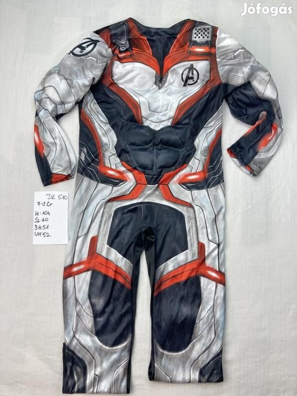 Bosszúállók jelmez, Avengers jelmez, szuperhős jelmez DK510