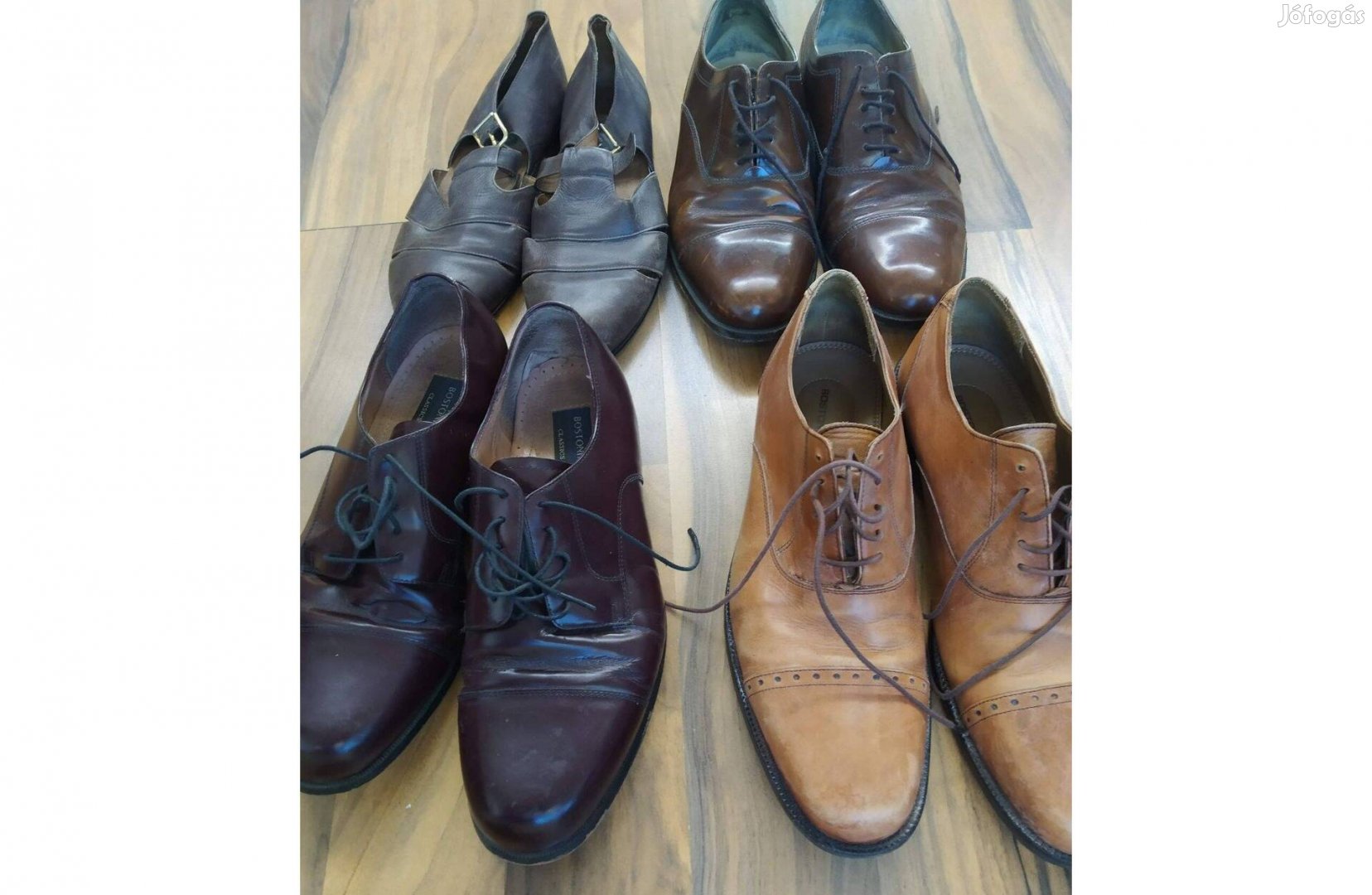 Bostonian Clarks Manel's Valódi Luxus bőr cipő / talp Genuine leather