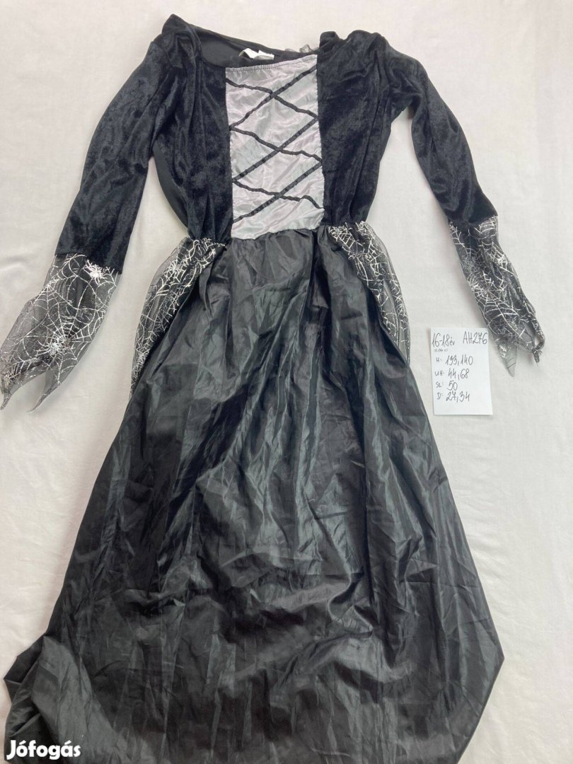 Boszorkány jelmez, felnőtt jelmez, halloween jelmez AH276