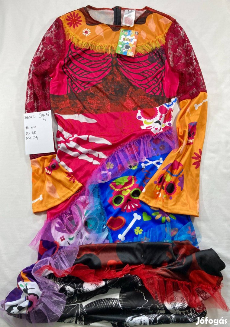 Boszorkány jelmez, halloween jelmez, felnőtt jelmez, új