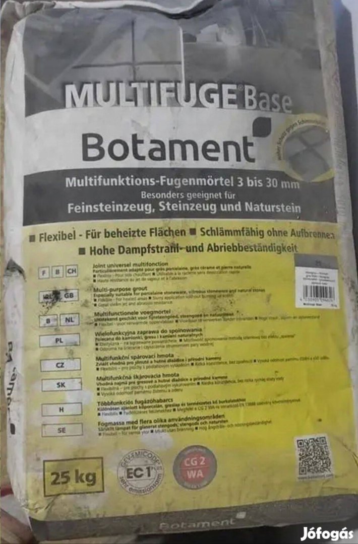 Botament kőfugázó 25 kg