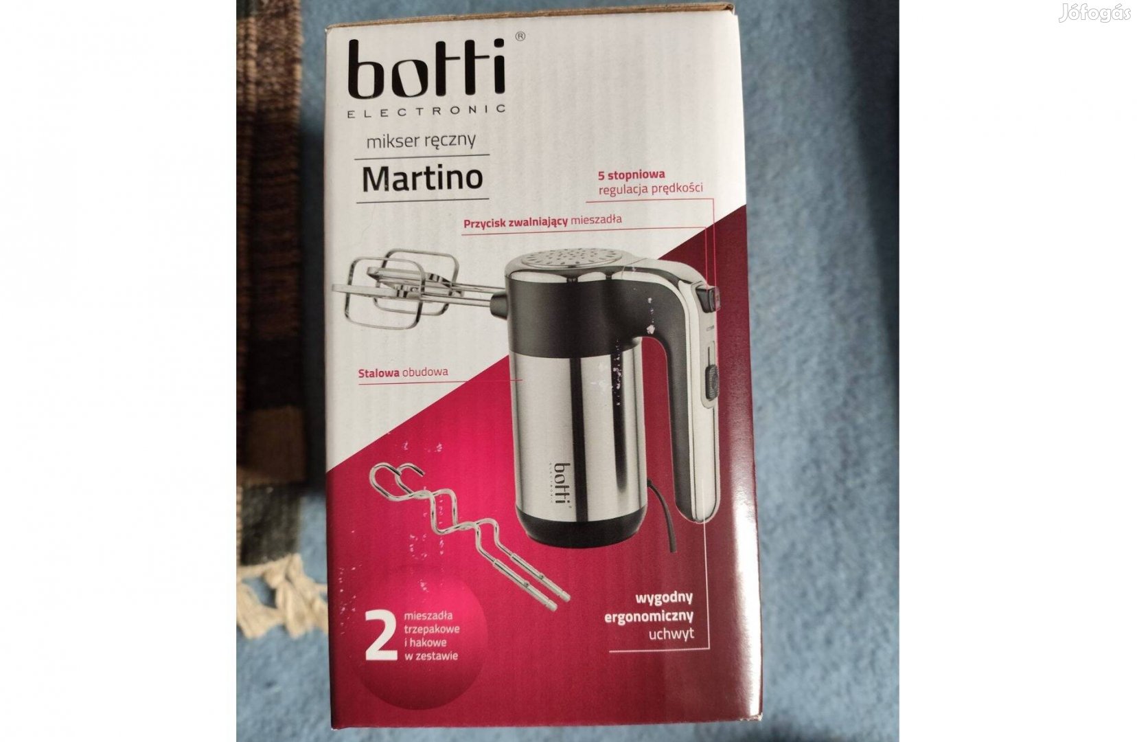 Botti "Martino" prémium elektromos kézi mixer, habverő, bontatlan új