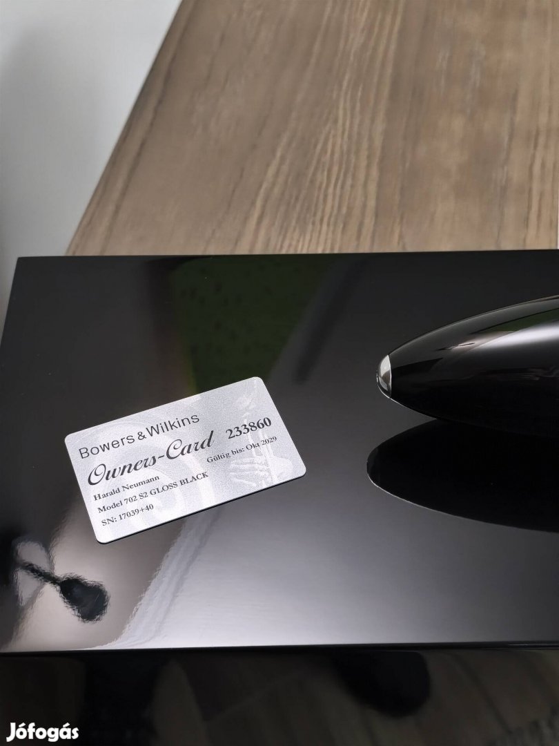 Bowers 702 S2 hangfalpár BW