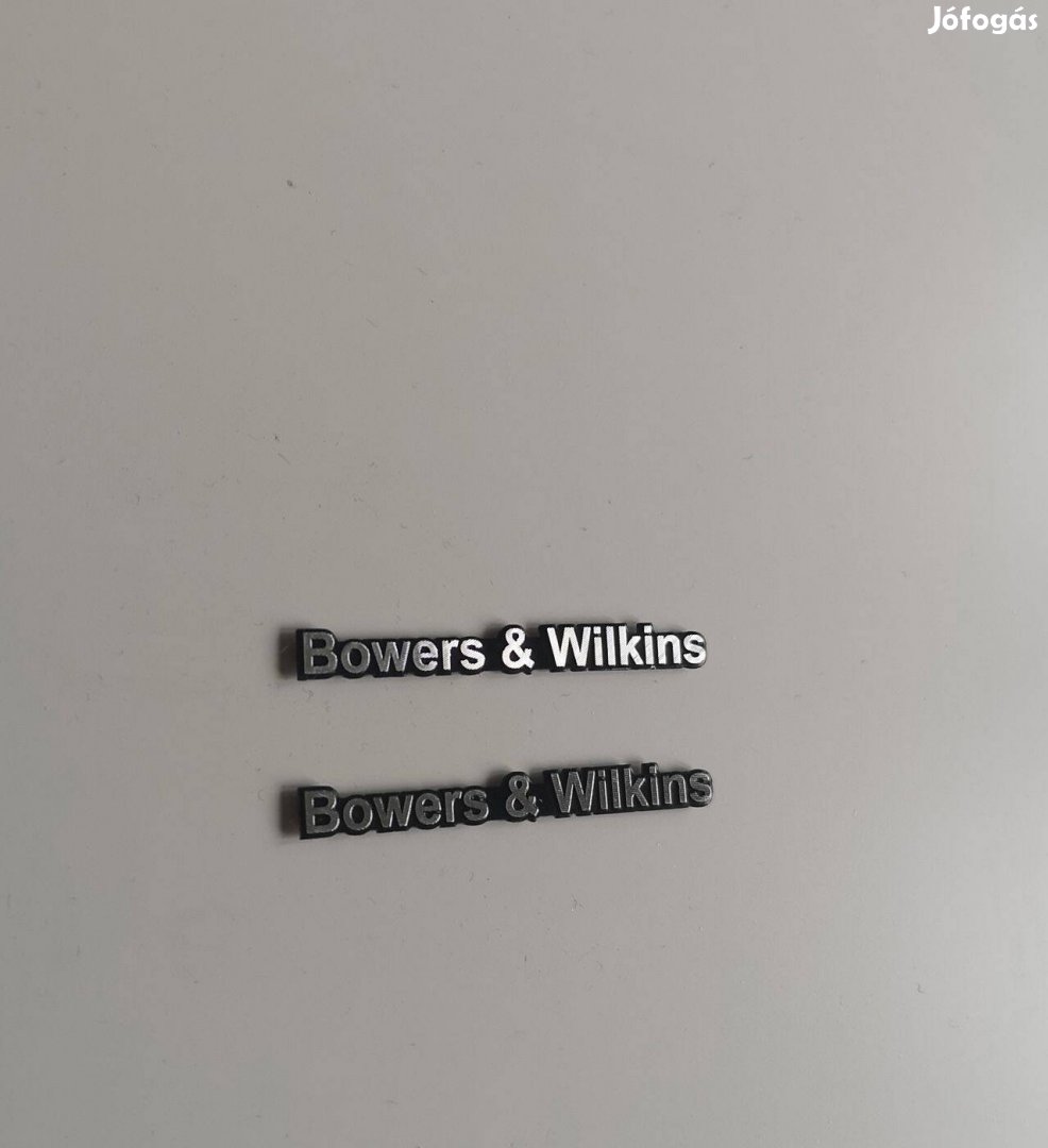 Bowers & Wilkins B&W hangfal alu embléma