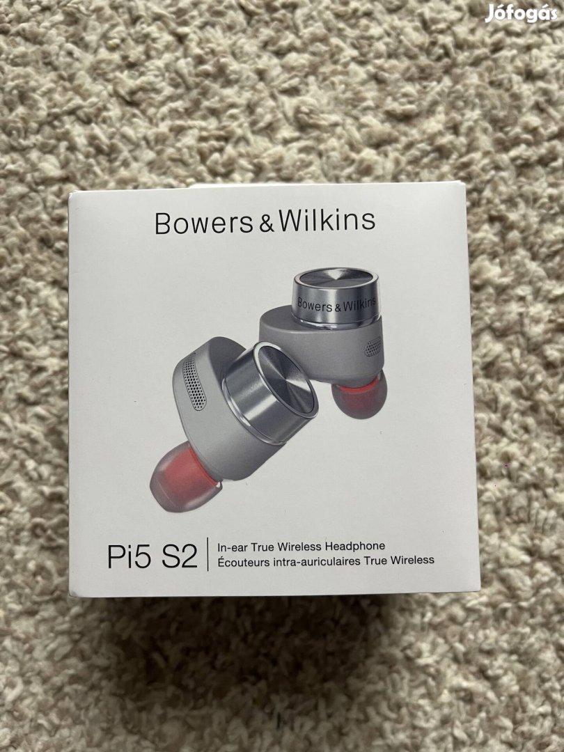 Bowers & Wilkins Pi5 S2 bluetooth fülhallgató hibátlan, garis