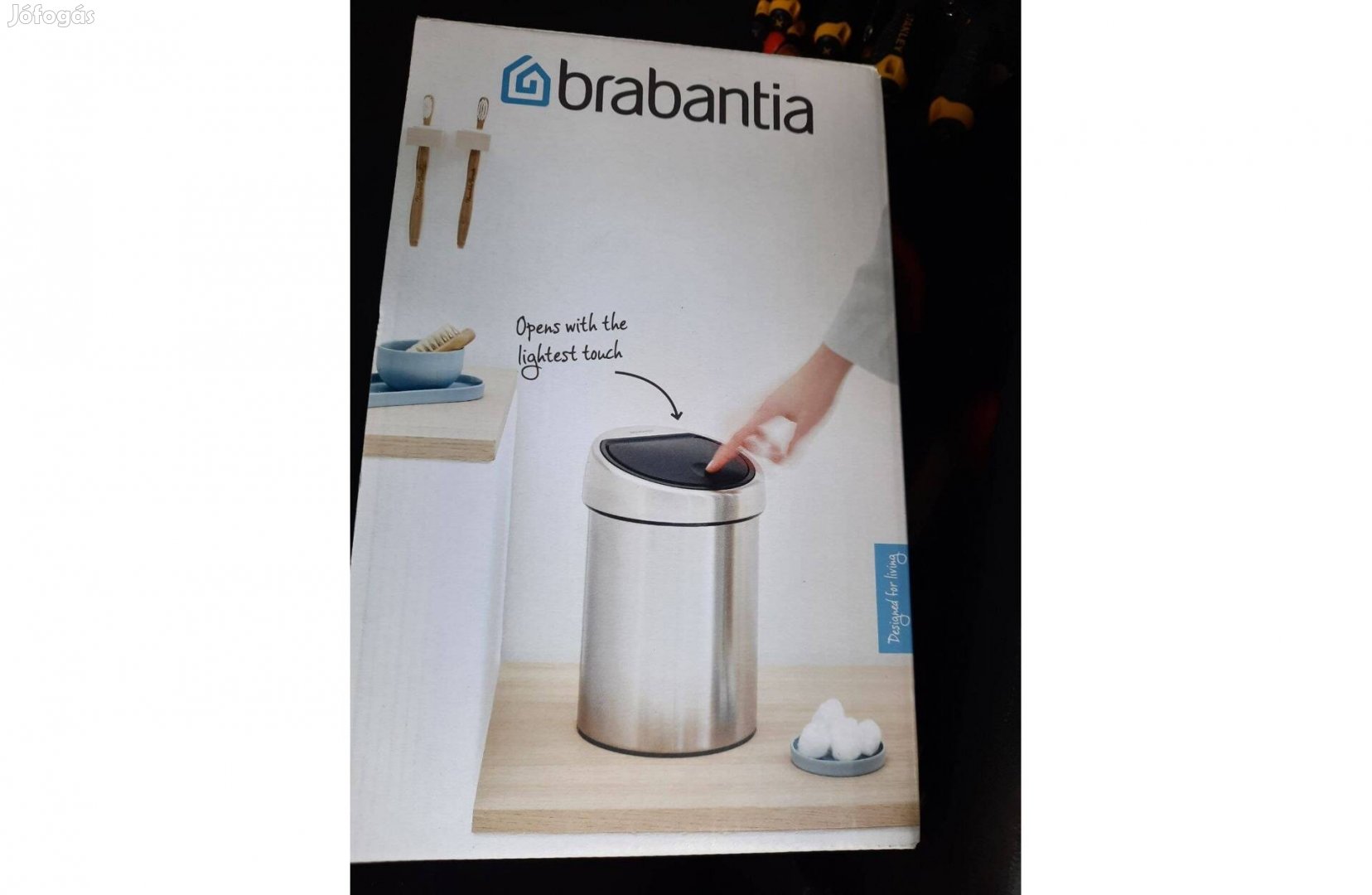Brabantia szemetes Touch Bin kisméretű fürdőszobai 3L