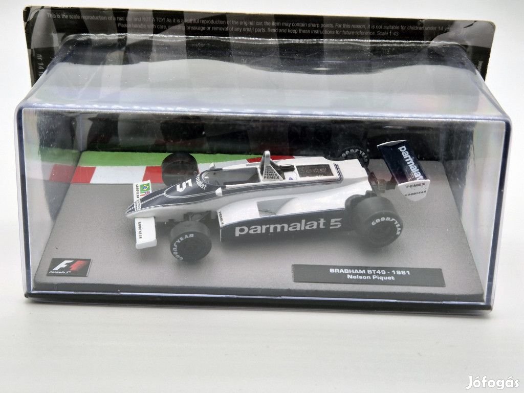 Brabham BT49 F1 #5 (1981) - Nelson Piquet -  Altaya - 1:43