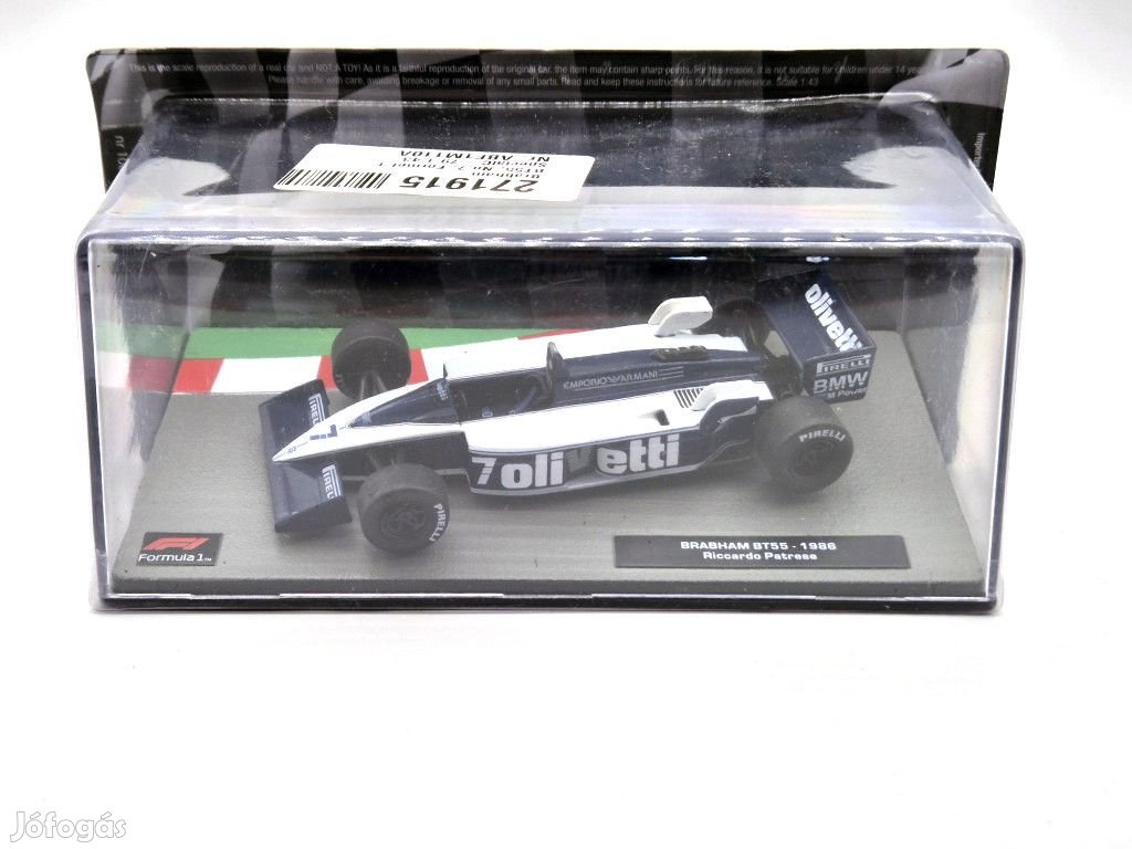 Brabham BT55 F1 #7 (1986) - Riccardo Patrese -  Altaya - 1:43