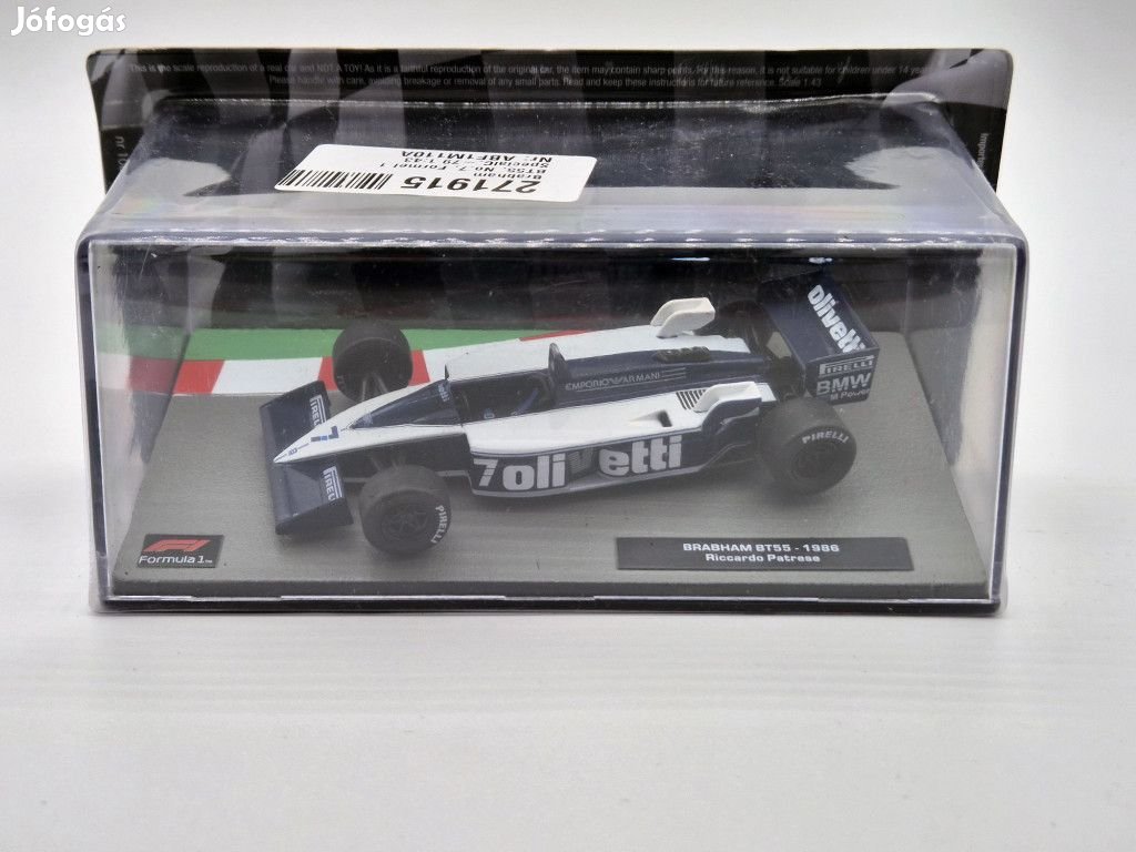 Brabham BT55 F1 #7 (1986) - Riccardo Patrese -  Altaya - 1:43