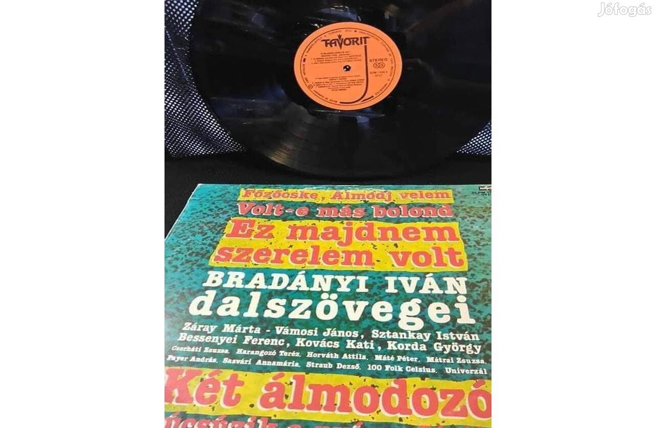 Bradányi Iván dalszövegei bakelit lemez eladó!