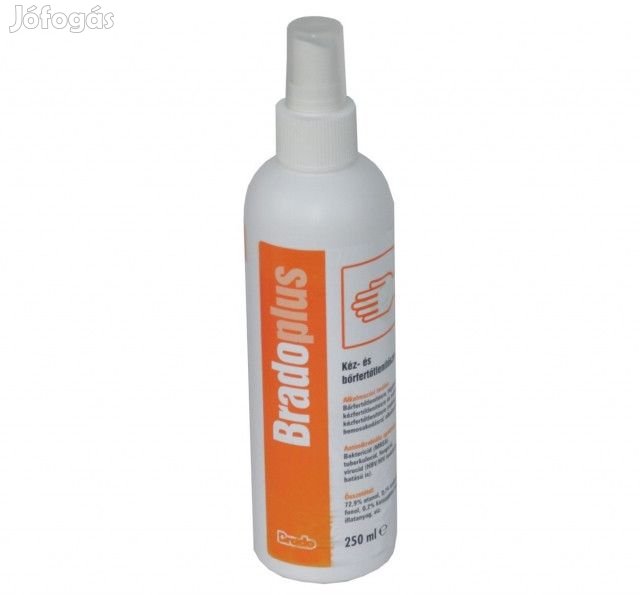 Bradoplus 250 ml kéz- és bőrfertőtlenítő spray