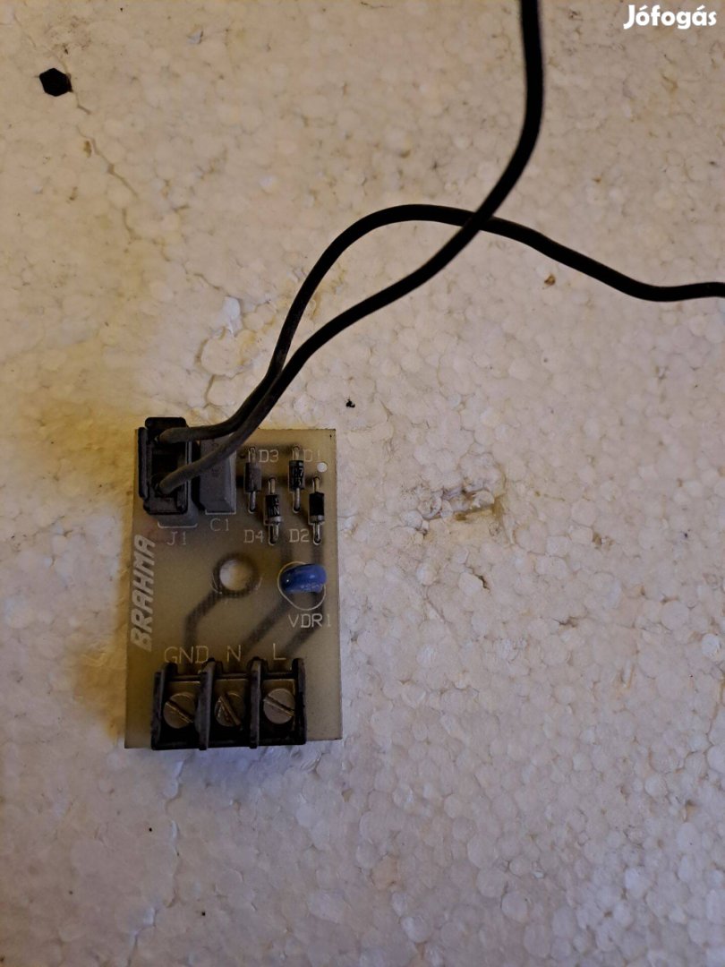 Brahma egyenirányító panel Brahma gáz mágnesszelep