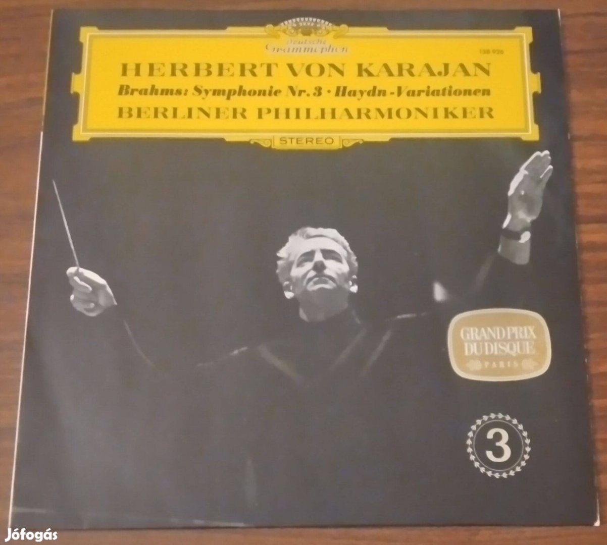 Brahms: Symphony no. 3, Haydn- Variationen - Karajan - DG LP