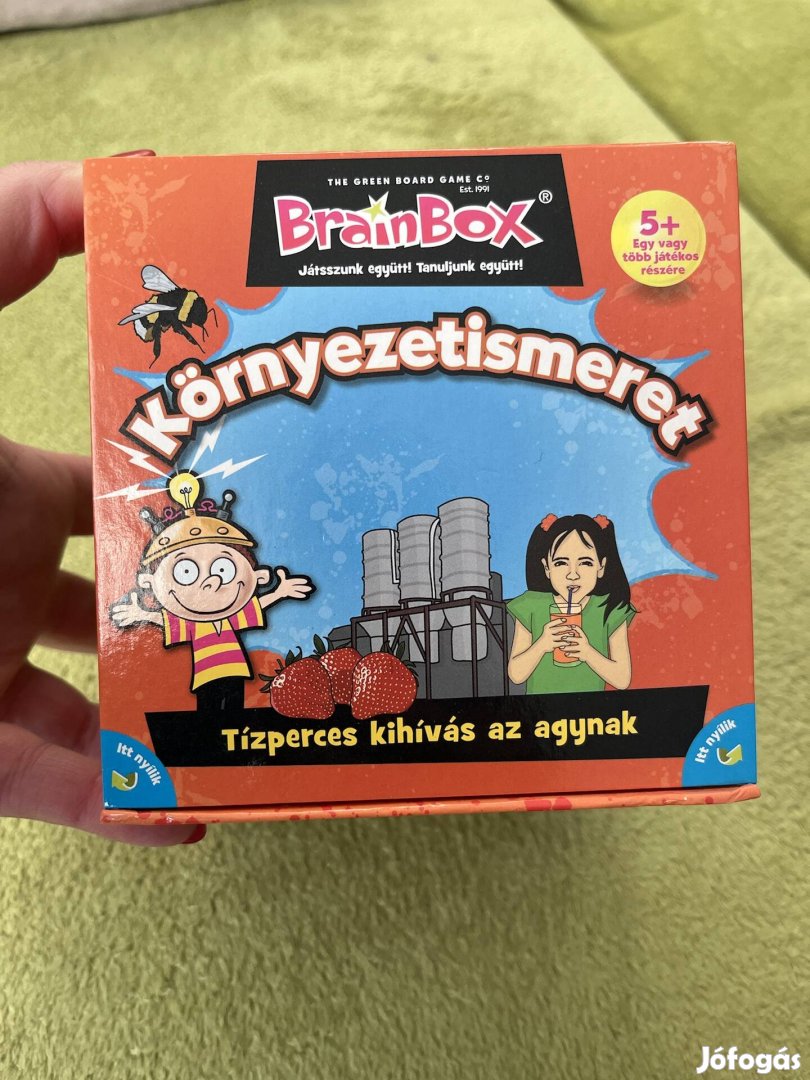 Braibox Környezetismeret társasjáték, kártyajáték