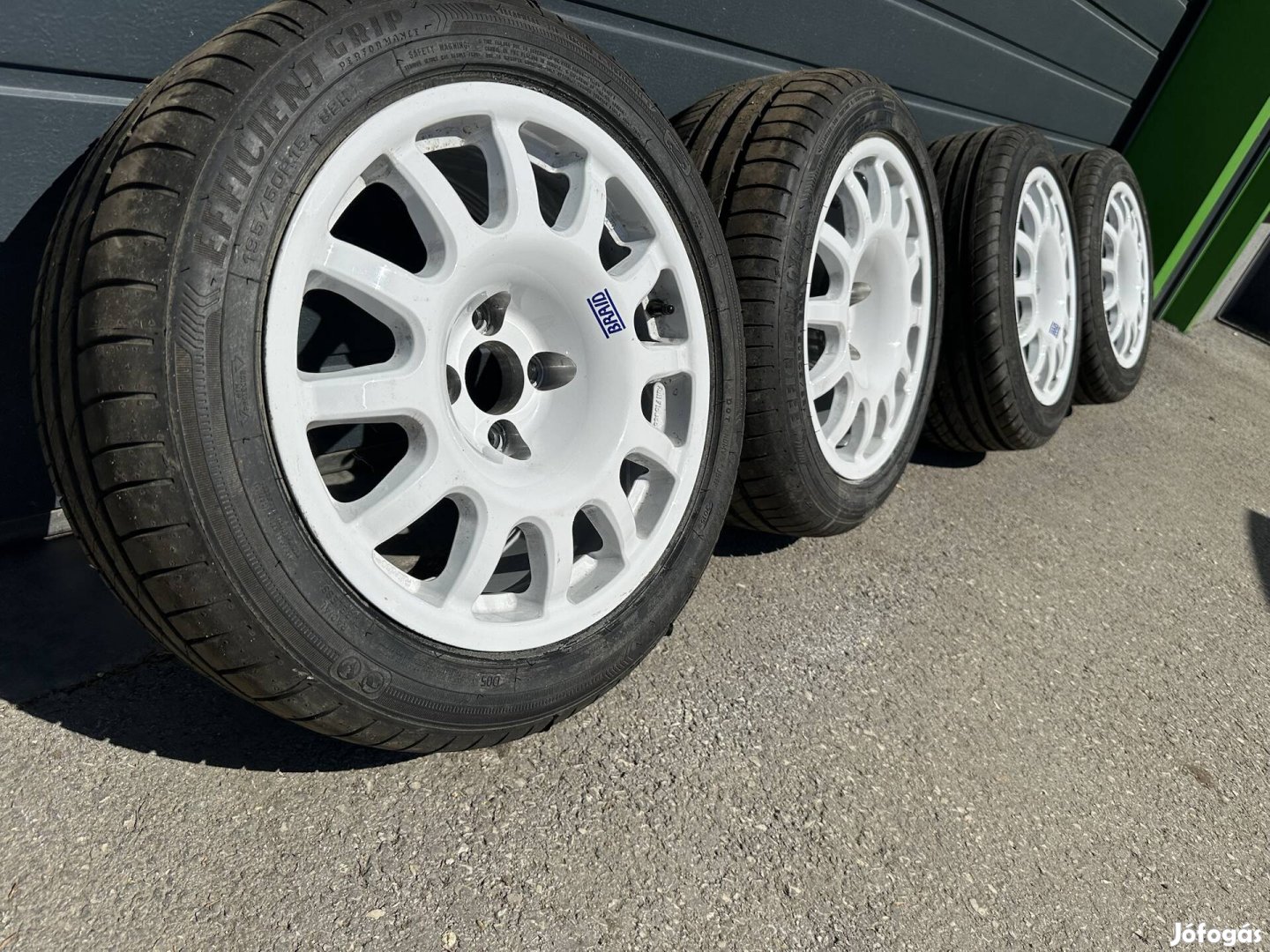 Braid 4x100 et 15 új gumi verseny felni rally compomotive