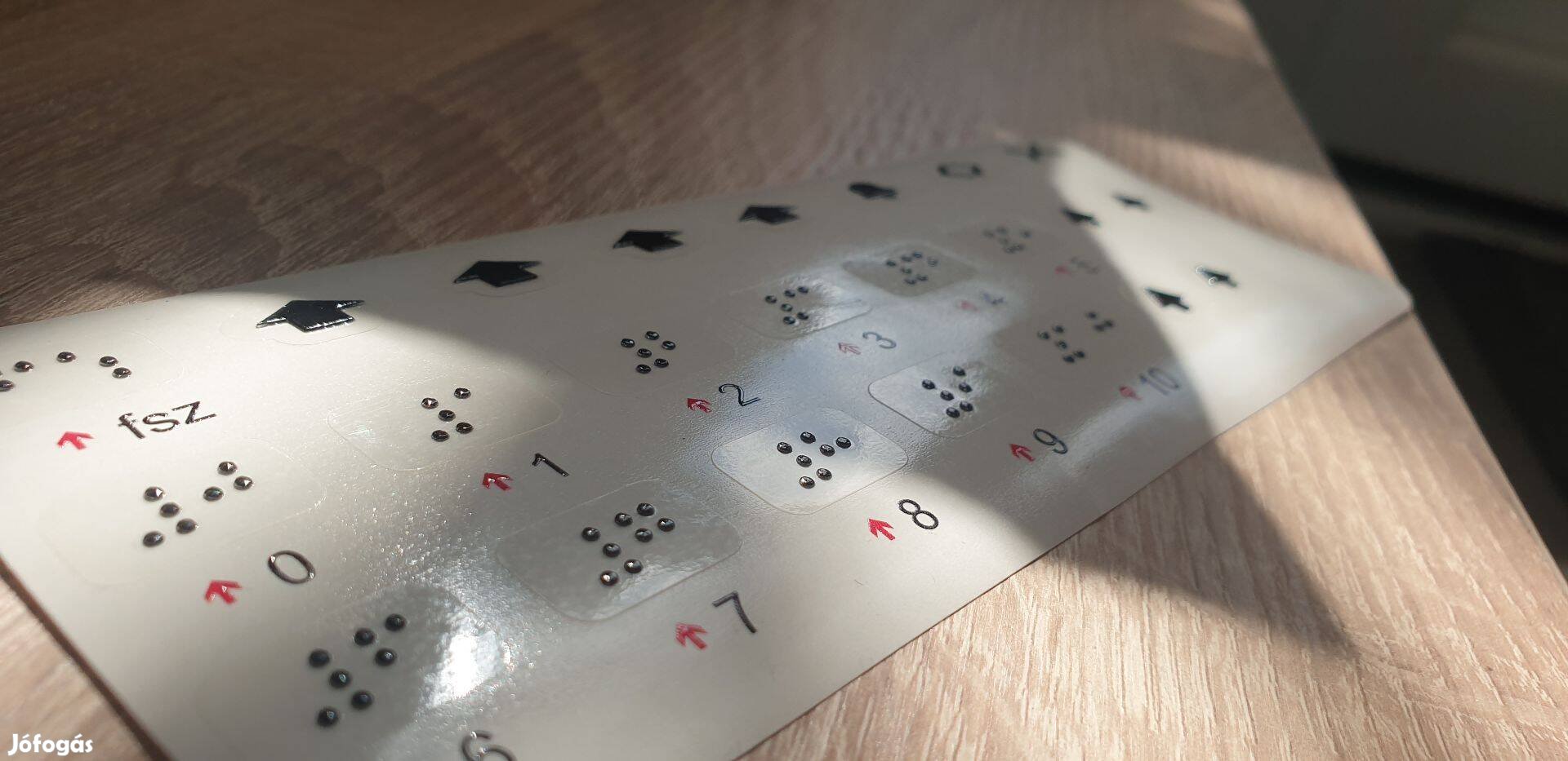 Braille matrica csomag - lift gombok