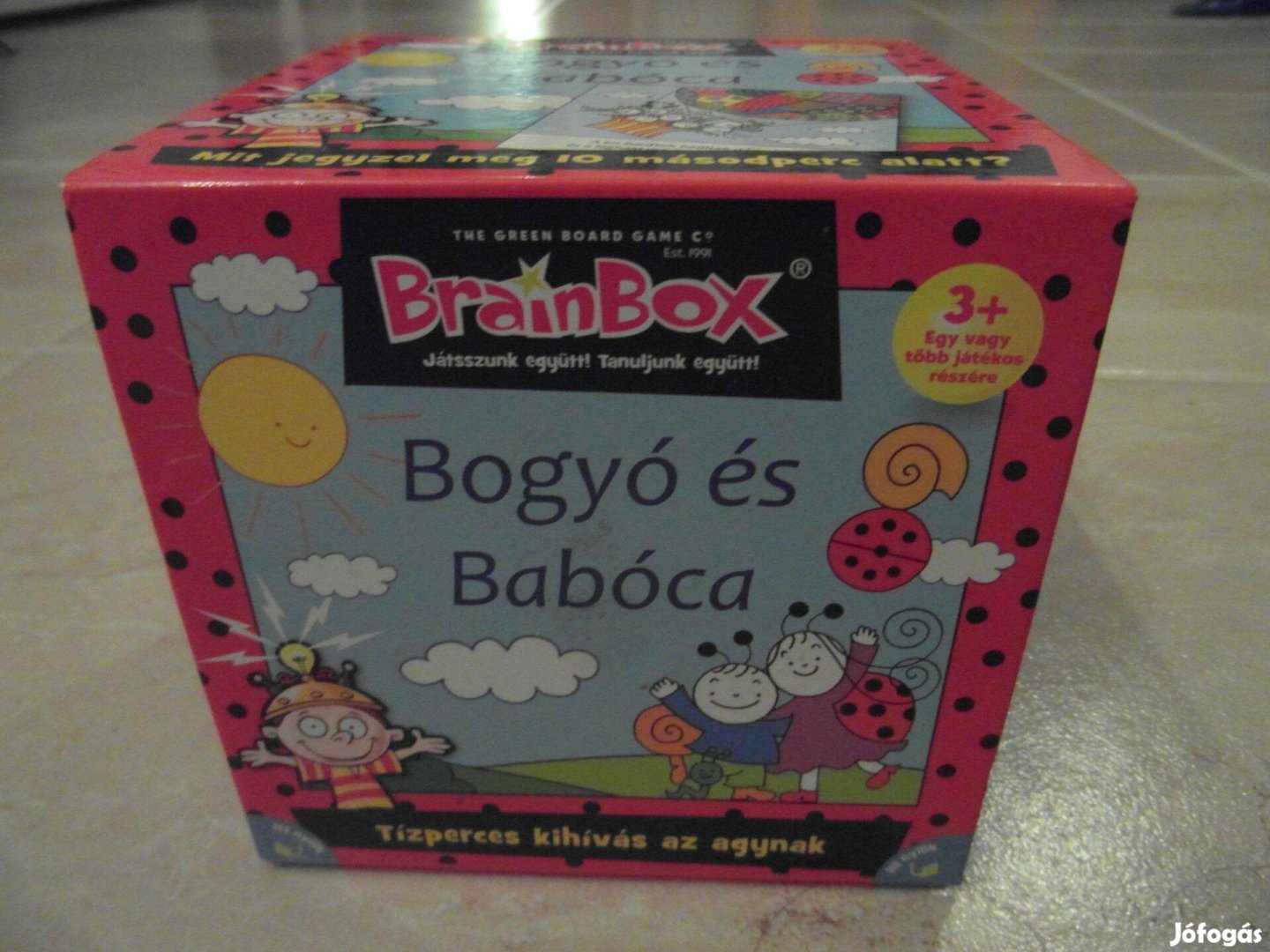 Brain box , Bogyo es Baboca memoria jatek. Szeged-Alsovaros
