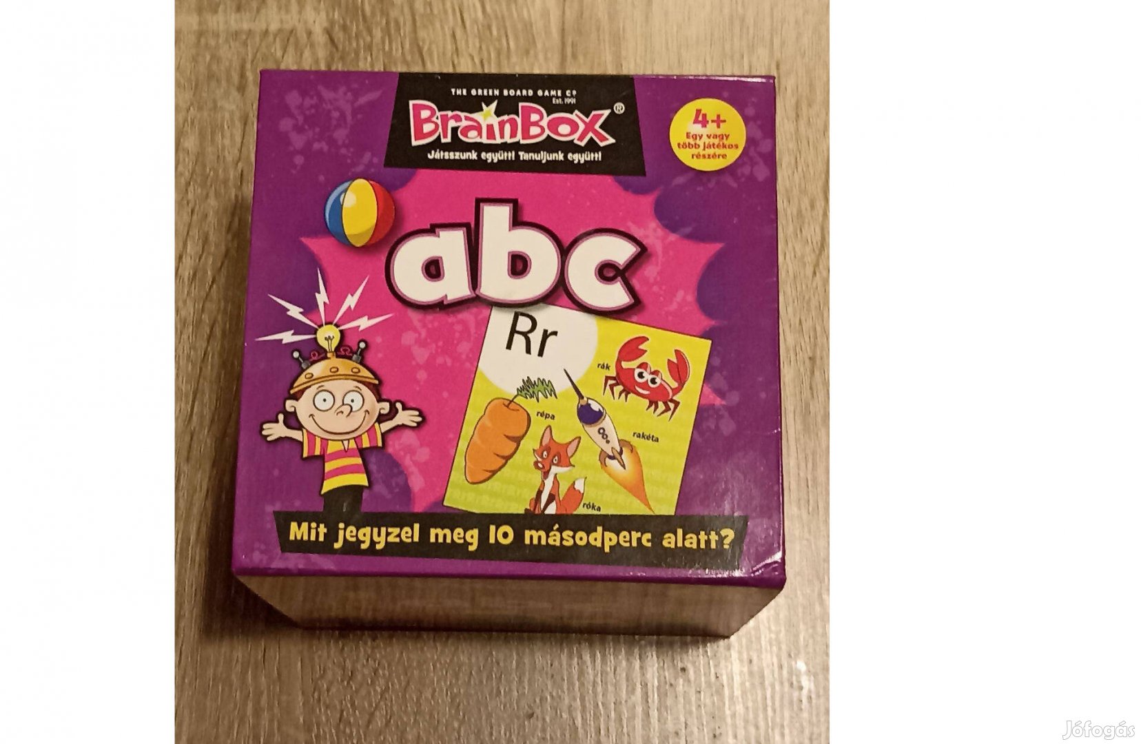 Brainbox ABC - fejlesztő társasjáték - újszerű állapotban