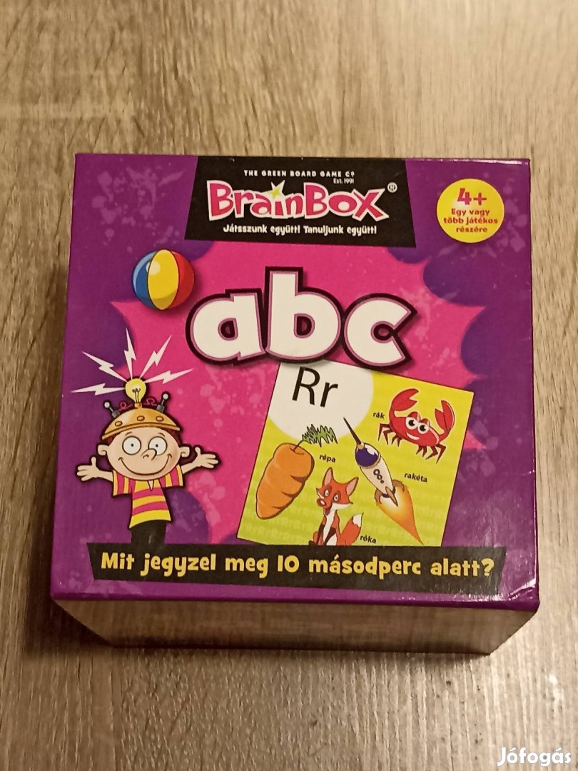 Brainbox ABC - fejlesztő társasjáték - újszerű állapotban