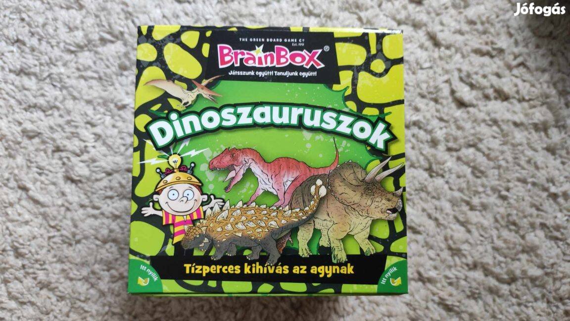 Brainbox - Dinoszauruszok társasjáték, újszerű