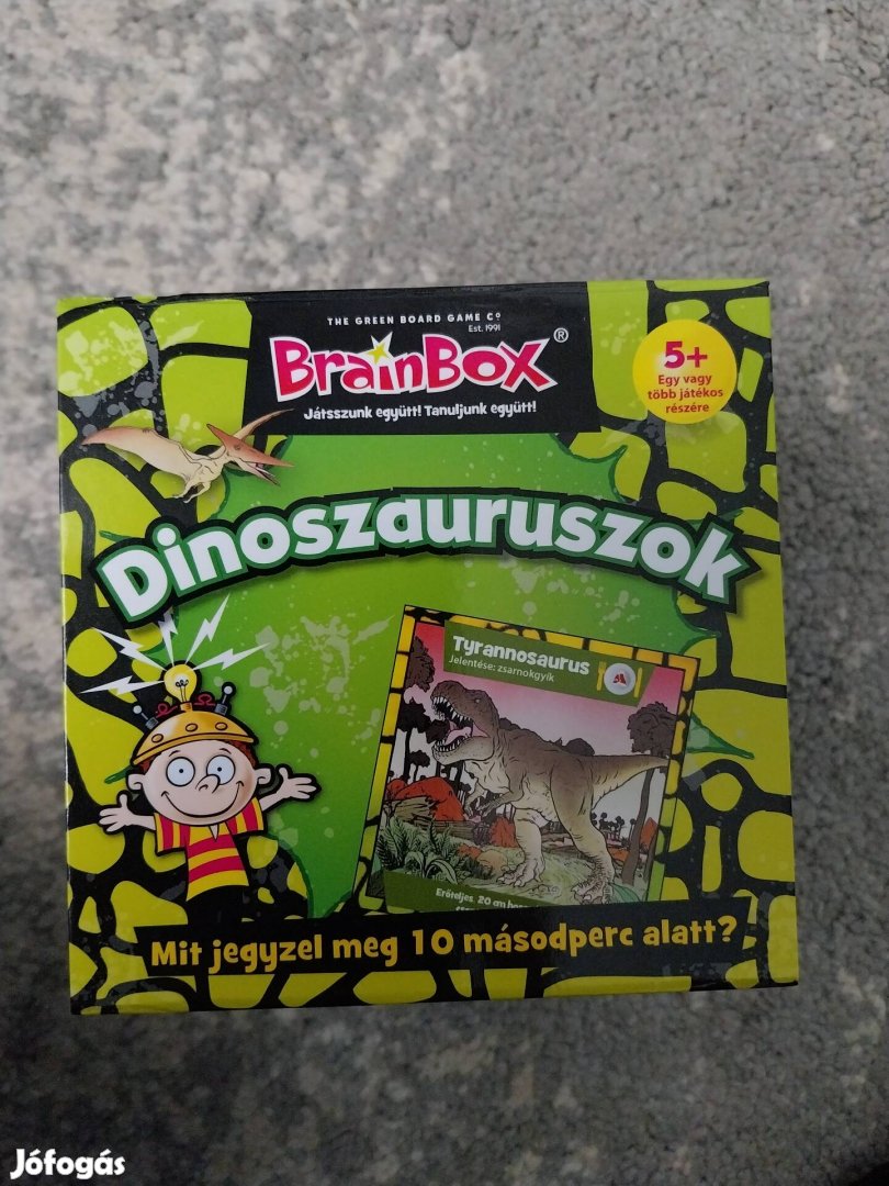 Brainbox dinoszauruszok játék 